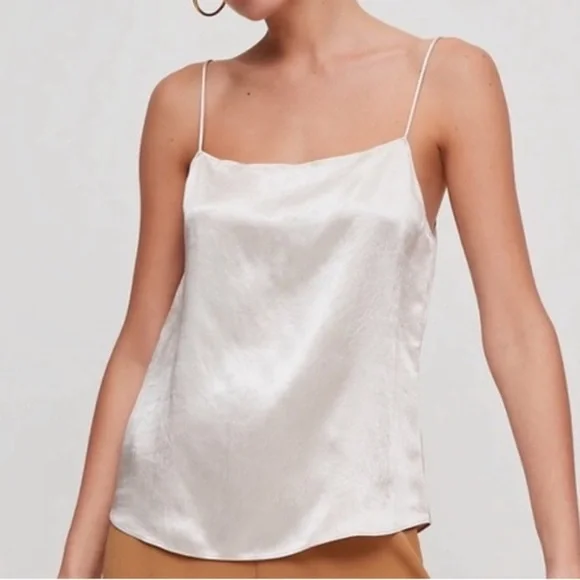 Babaton | Tops | Babaton Benji Satin Camisole Denude | Poshmark